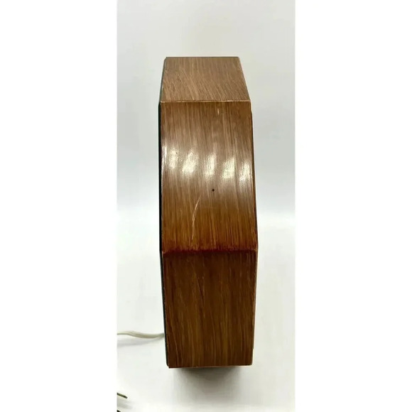 Vintage Midcentury Modern Spartus Flower Wall Octagon Clock Tested & Working MCM - Picture 8 of 10